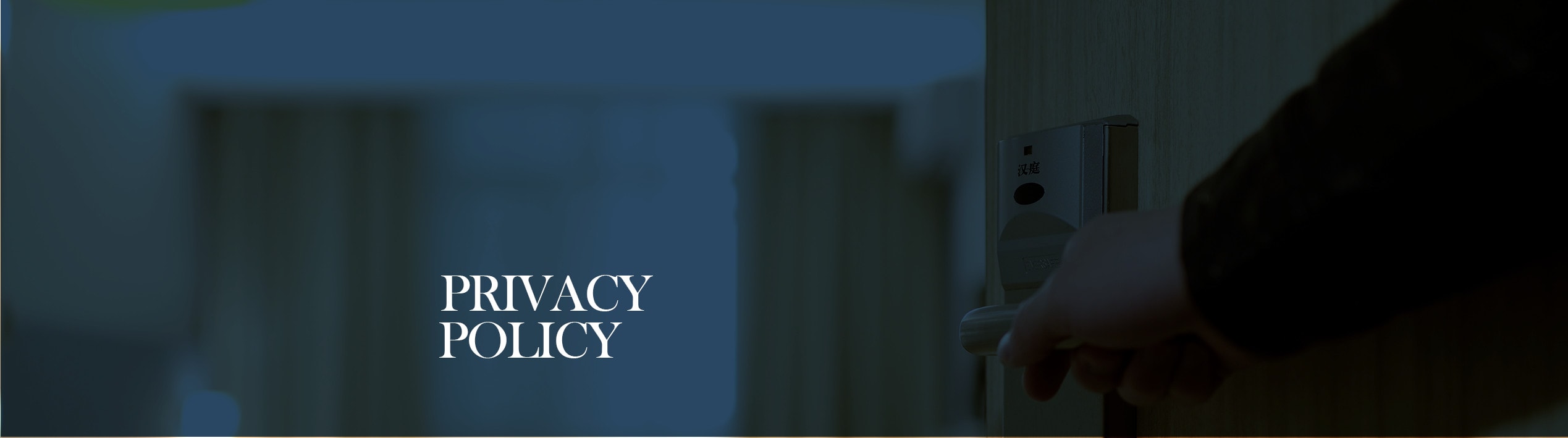 Privacy policy title